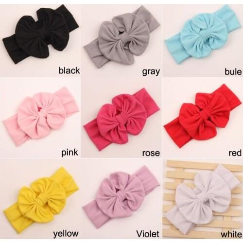 35 pcs/ lot , NEW fashion hair accessories Messy big bow headwraps sweet Top Knot Headband headband