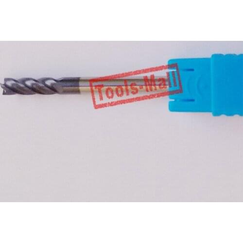 4mm D4*11*D4*50 4 Flutes HRC55 Flat Square End mills Milling cutters CNC Spiral Router bits carbide cutter CNC tools