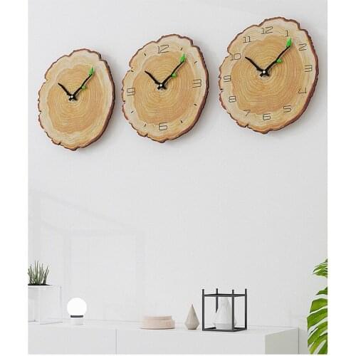 Decorativ Vintage Wooden Clock Cafe Office Home Kitchen Wall Decor Silent Clock design Art Large Wall Clock Gift home wallclock