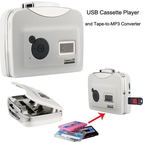 EZCAP 230 USB Cassette Capture to MP3 Walkman Tape PC MP3 Music Audio Converter Recorder Player Save File to USB Flash EZCAP230