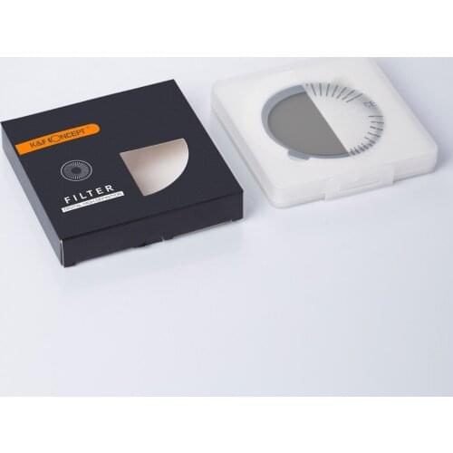 K&F Concept ND2-400 Fader Neutral Density ND Filter for nd filter 82mm variable in camera filter For Canon Nikon Sony DSLR