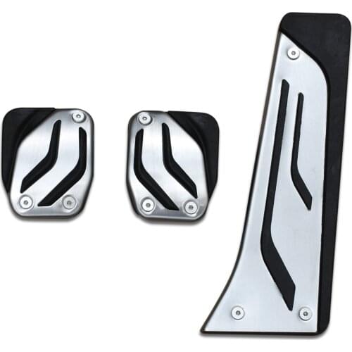 LHD & RHD Gas Brake Clutch Pedal Cover Set For BMW X3 114i 116i 218i 220i 316i 318i 320i 316d F20 F21 F22 F23 F30 F31 G20 F25