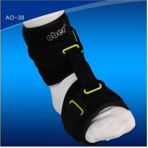 Drop Foot Support AFO Adjustable Universal Size Ober Ankle Joint AFOs Brace Strap Elevator for Poliomyelitis Hemiplegia Stroke