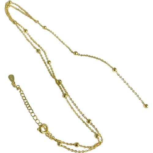 Beautiful And Very Fashionable Cold Wind Round Bead Long Tassel Necklace Holiday Valentines Day Gift Birtnday Gift