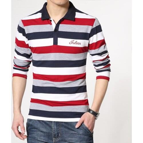 LIBIELIY Long Sleeve Polos For Men