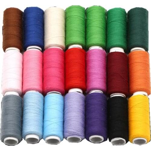 Small Household Sewing Thread Sewing Machine Thread 40/2 Polyester Thin Thread DIY Needlework Material TJ2046