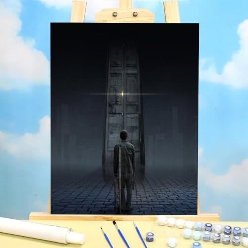 Woman Girl Coloring By Numbers Painting Complete Kit Acrylic Paints 50*70 Boards By Numbers Wall Decoration Handiwork