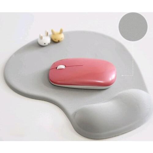 Office Mousepad with Gel Wrist Support Ergonomic Gaming Desktop Mouse Pad Wrist Rest