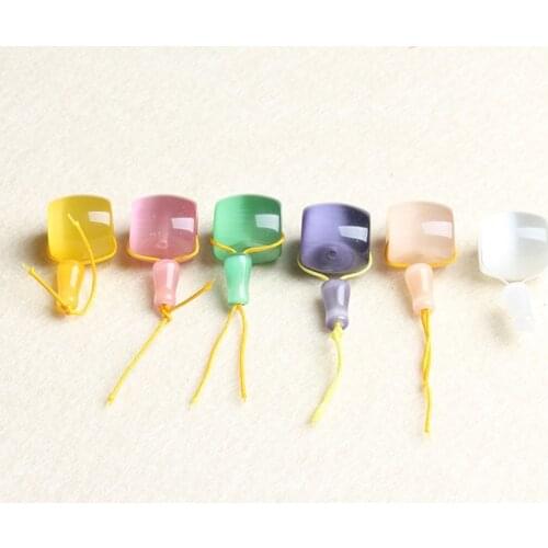 OMHXZJ Wholesale ZB470 14mm DIY Jewelry Making Tibet Guru Bracelet Necklace Joint Natural Stone Fine Cat Eye Three Holes Beads