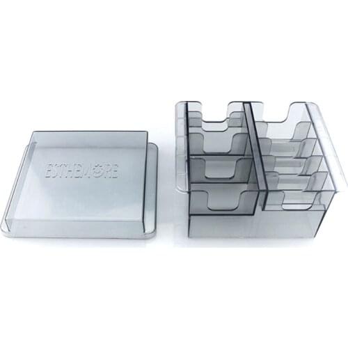 Y1UF Universal Guide Limit Comb Storage Box Electric Hair Clipper Rack Organizer Case Barber Salon Hairdresser Tool with Lid