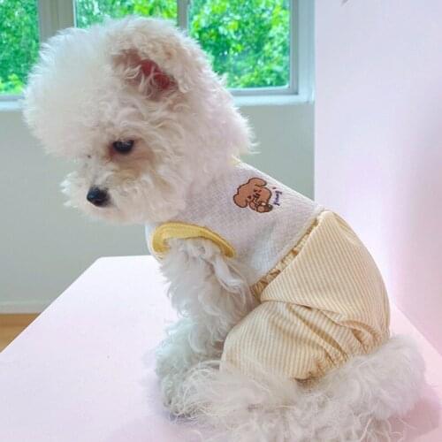 Dog Puppy Jumpsuit Dog Pajamas Pet Costume for Small Dogs Cat for Dogs Chihuahua Sleepwear Pet Appareling Coat Pet Neccessity