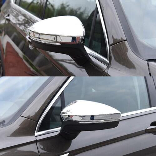 Fit For Volkswagen VW Tiguan 2010-2013 Auto Car Exterior Front Side Rearview Mirror Cover Trim Car-Styling Car-covers Chrome