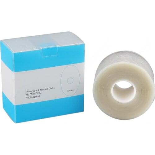 Eyeglasses Lens Processing Anti Slip Disc Sticker Transparent Small Roll Resist Skid Blocking Pads Film Glue Edging Adhesive