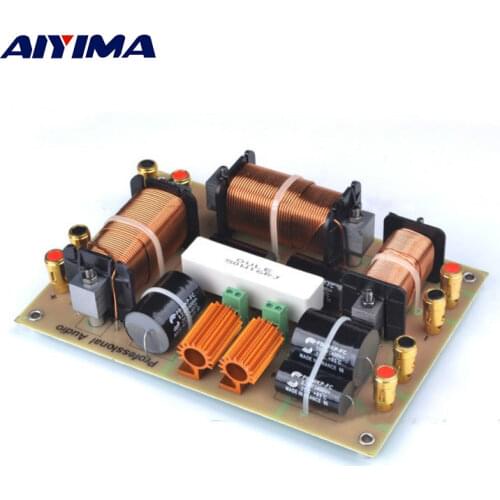 AIYIMA Professional Speakers Altavoz Portatil Crossover 3000W Two Way Audio Speaker Frequency High Power Bass Treble Divider