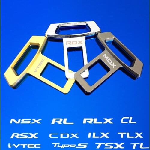 Car Seat Safety Belt Buckles Alarm Canceler For Acura CL CSX Type s ILX MDX NSX RDX RL RLX RSX TL TLX TSX ZDX IVTEC accessories