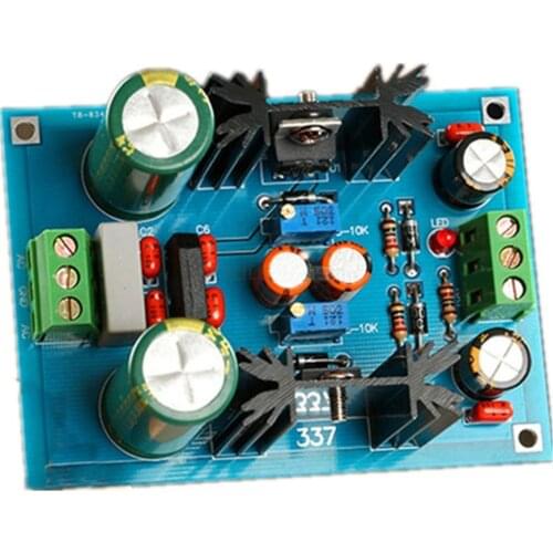 DC 1.25-37V LM317 LM337 Adjustable Filtering Power Supply Module DIY Kits AC/DC Voltage Regulator