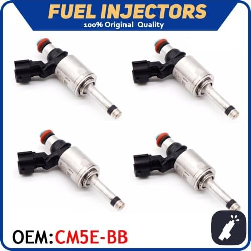 4pcs/lot CM5E-BB Rail Fuel Injector For Ford Focus 12-16 2.0L L4 EcoBoost GDI 2012-2015 Fuel Injection Engine Valve
