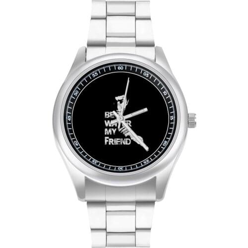 Bruce Lee Quartz Watch Photo Fancy Wrist Watch Stainless New Fitness Girl Wristwatch
