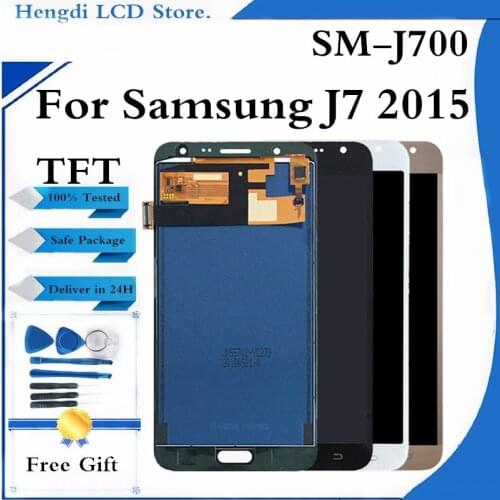 For SAMSUNG Galaxy J7 2015 J700 J700F J700M J700H LCD Display Touch Screen Digitizer Assembly Replacement