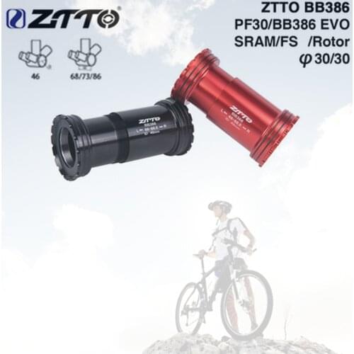ZTTO BB386 CERAMIC 30mm PF30 bicycle Press Fit Bottom Brackets Axis for MTB Road bike Parts BB30 Crankset chainset Durability