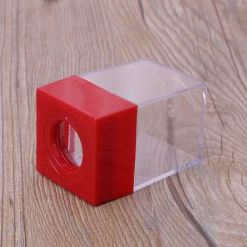 1Pc Magnetic Clip Dispenser Paper Holder Square Box Case Random Color M17F