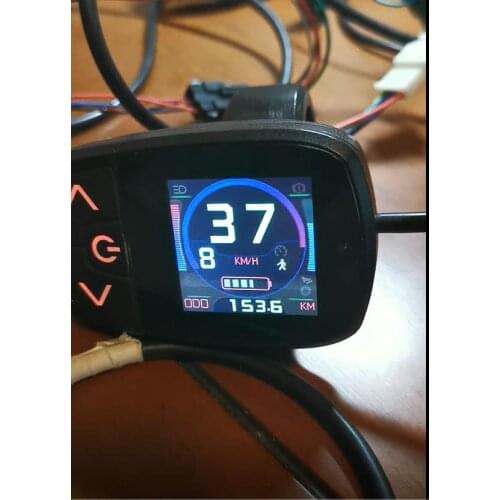 2019 NEW TFT display colored editable+brushless DC controller 24v36v48v350w 6mosfet electric bike scooter MTB conversion kit