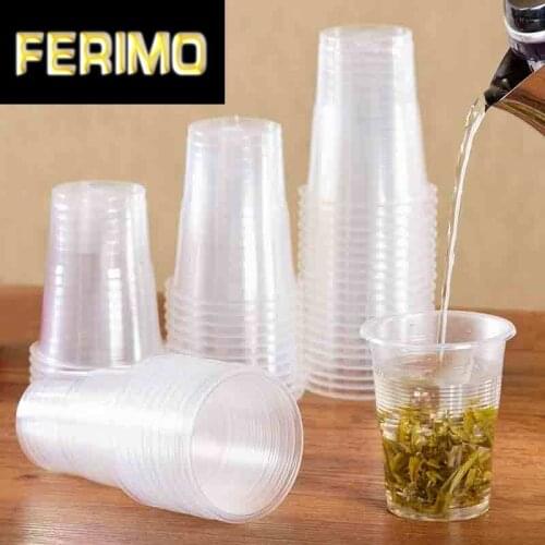 50pcs/pack 165ml Disposable Plastic Cup Household Tea Coffee Cup Beer Cup