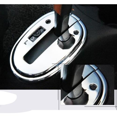 ABS Plastic car accessories styling for Nissan Sunny 2011-2016 Car gear shift knob frame panel Cover Trim