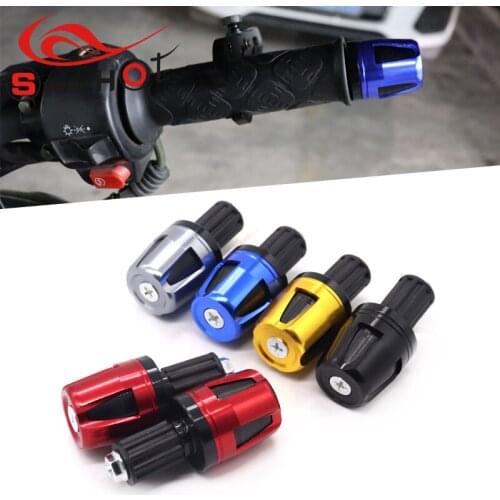Motorcycle Accessories CNC Handlebar Gear Balanced Plug Slider Handle Bar End Weights Grips Cap Universal Hollow handlebar 22mm