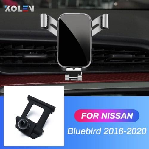 Car Mobile Phone Holder For Nissan Bluebird 2016 2017 2018 2019 2020 Air Vent GPS Gravity Stand Special Mount Navigation Bracket