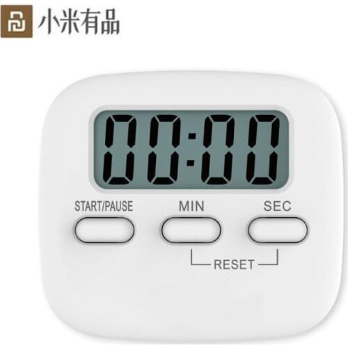 Xiaomi LOEASE Reminder LCD Digital Screen Student Electronic Timer Kitchen Baking Countup Countdown Alarm Timer Magnet Clock