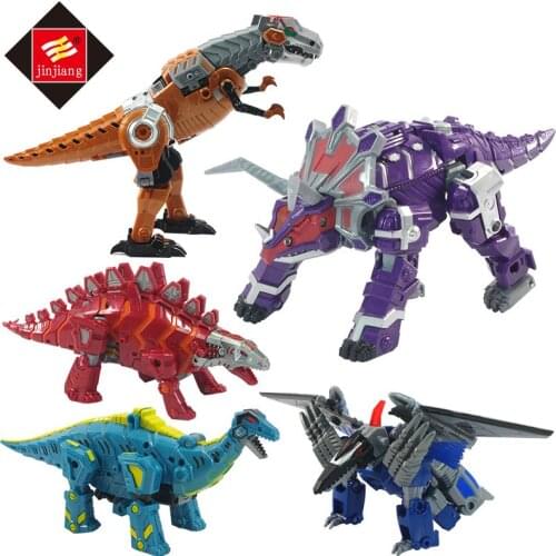 Colorful Transformation Animals Funny Dinosaur Robots Dino Hero Action Figure Deformation tyrannosaurus rex Toys for Children