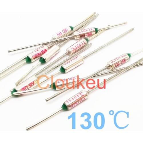 RY Tf 130C 250V10A/15A Metal temperature fuse 130 Centigrade