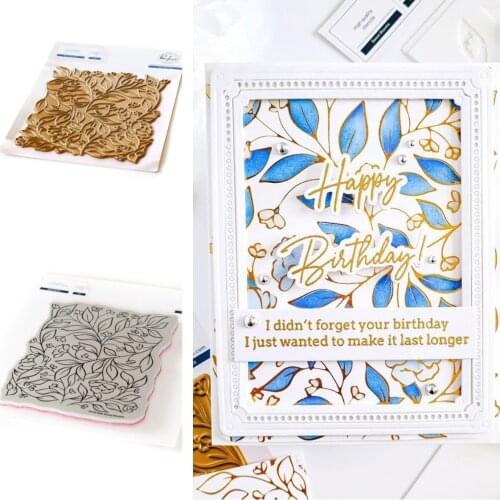 SWEET BLOOMS Stamps Stencil Hot Foil Scrapbook Diary Decoration Stencil Embossing Template DIY Greeting Card Handmade 2021 NEW