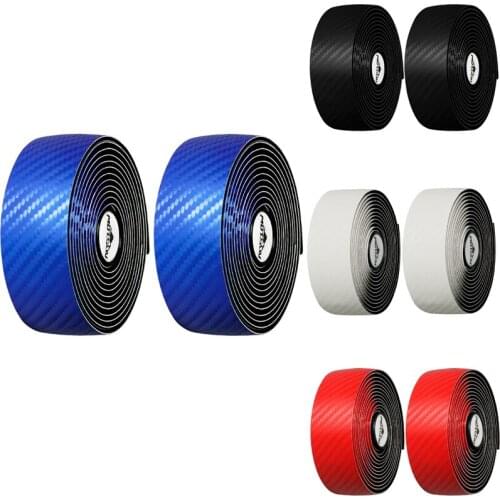 MOTSUV Road Bike Handlebar Tape Carbon Bicycle Bar Tape Damping Anti-Vibration +2 Bar Plug Cycling Accessories
