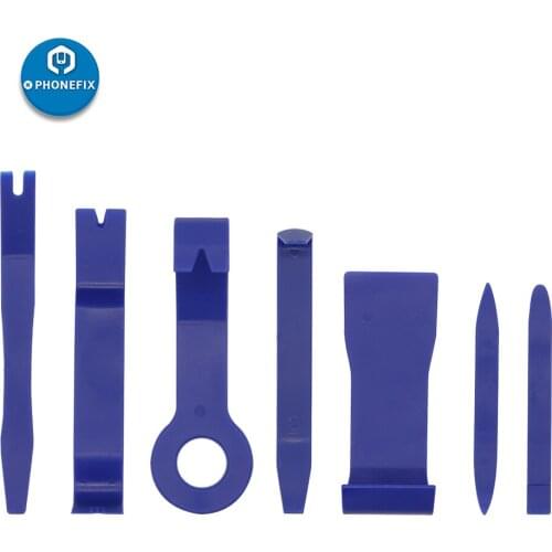 7Pcs Audio Trim Removal Tool Kit Car Pry Tool Kit Door Panel Clip for Car Dash Radio Audio Installer Automotive Interior Repair
