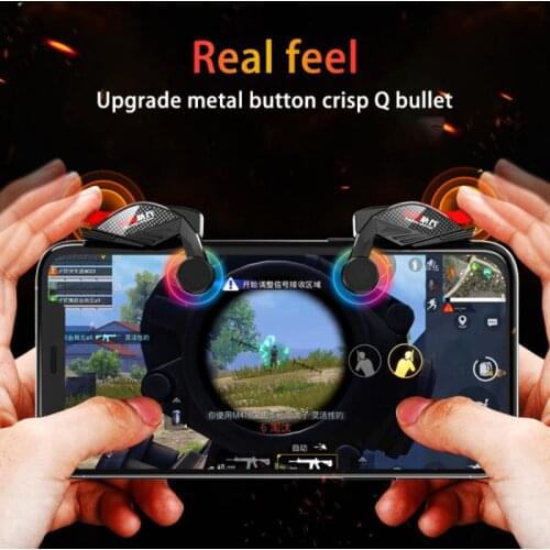 New Phone Mobile Gaming Trigger Fire Button Handle Shooter Game Joysticks Gamepad For PUBG Fire Shooting Aim Key L1R1 Controller