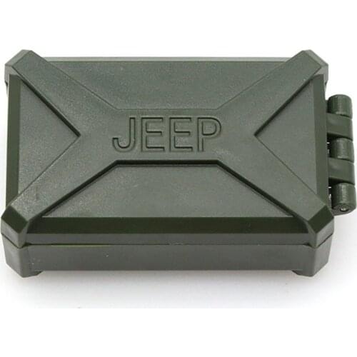 RCTOYFUN Simulated Army Green Luggage Bag DIY Decoration Appearance Accessory For 1/10 RC Crawler Car TRAXXAX TRX4 SCX10 90046