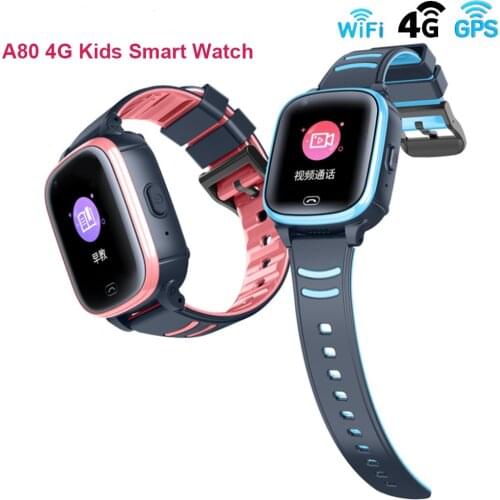 New A80 4G Smart Watch for Baby Child IP 67 Waterproof HD Video Call Voice Call Camera Photo Take GPS WIFI Baby Tracker SOS Call