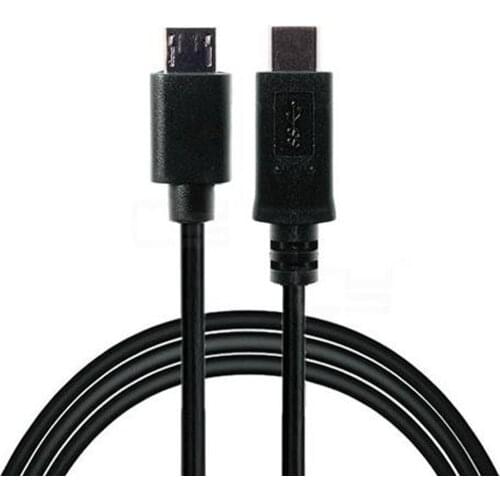 High quality black 1.0M USB3.1 Type C data line high speed USB-C male to male Micro USB 2.0 transfer cable for U-disk mouse