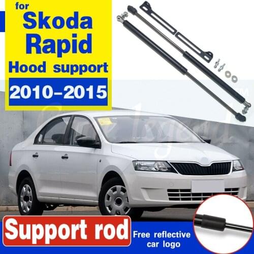 BONNET HOOD GAS SHOCK STRUT LIFT SUPPORT Hydraulic rod For Skoda Rapid 2013-2019 Support rod HOOD hydraulic rod