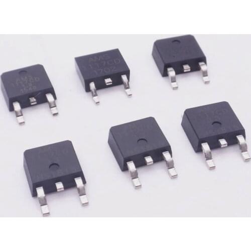 10PCS Power Step-Down IC Linear Regulator TO252 AMS1117CD-1.2 1.5 1.8 2.5 3.3 5.0 ADJ