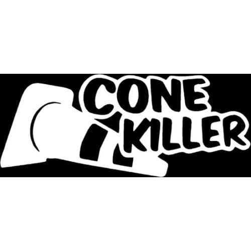 15.3CM*6.3CM Fashion Accessories Cone Killer Vinyl Decals Car Sticker