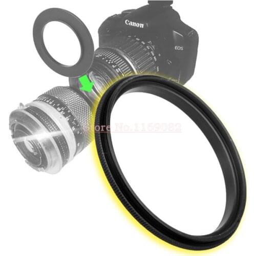 2pcs Male to male Lens ring 49 52 55 58 62 67 72 77 Macro Reverse Ring for 55 to 58 mm lens Mount For extension tubes adapters