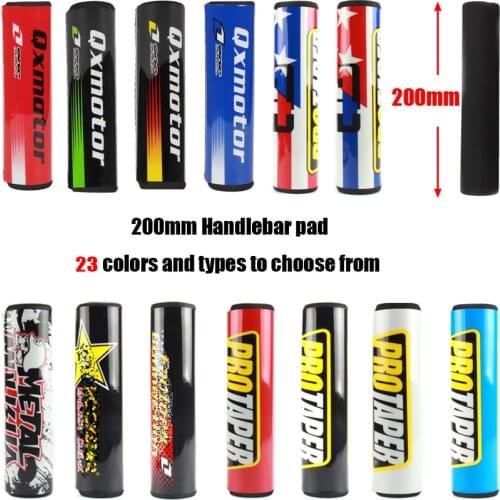 200mm Round handlebar Bar Pad 7/8 Bike Motorcycle Cross Chest Protector Grips For CRF YZF SXF RMZ Dirt Bike ATV Quad