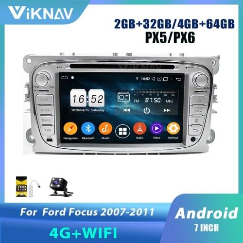 2DIN Android Car radio DVD player for Ford Focus 2008 2009 2010 car stereo autoradio auto audio head unit GPS navi