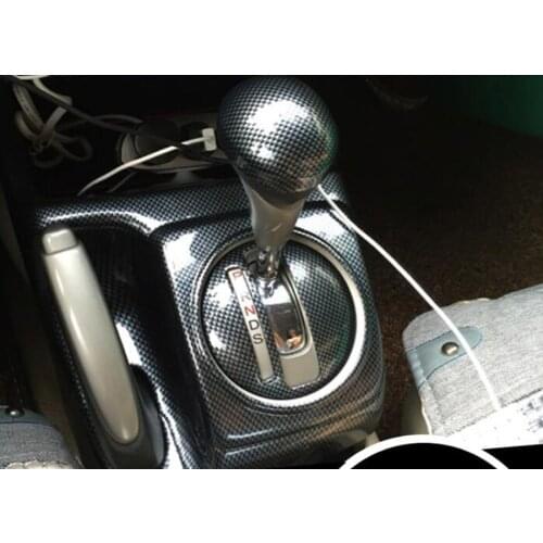 3x Car Gear Shift Trim Styling Sticker Cover For Honda Civic 2006-2011 AT Style LHD Car-covers Mouldings Accessories