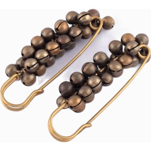 4pcs 72mm Bronze pins Safety Pins Larger Safety Pins Kilt Pins Broochs letter Bar Pins Apparel Accessories DIY Sewing