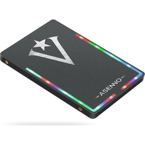 Asenno SATA3 RGB SSD 128GB 256GB 512GB 1TB Lighting Solid State Drive For Laptop Desktop