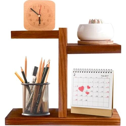 Private homesick solid wood office desktop r receive home interior living room balcony contracted decorate cosmetic